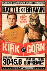 Poster: Star Trek- Kirk vs Gorn Stardate 3045.6, 36x24in.